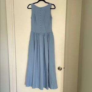 Blue Sleeveless Dress